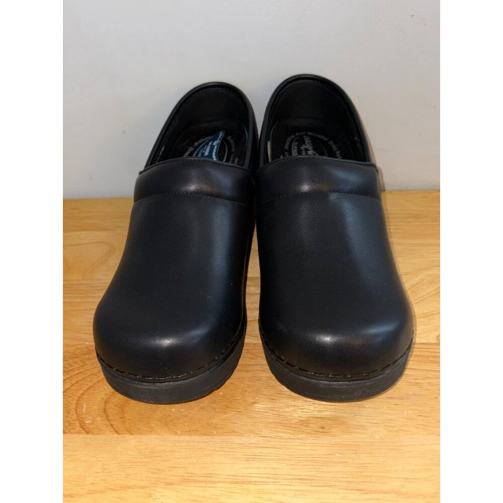 Easy Works Easy Street Women's Black Lead Work Shoes Clogs 9.5WW Slip Resistant - Picture 3 of 16
